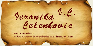 Veronika Čelenković vizit kartica